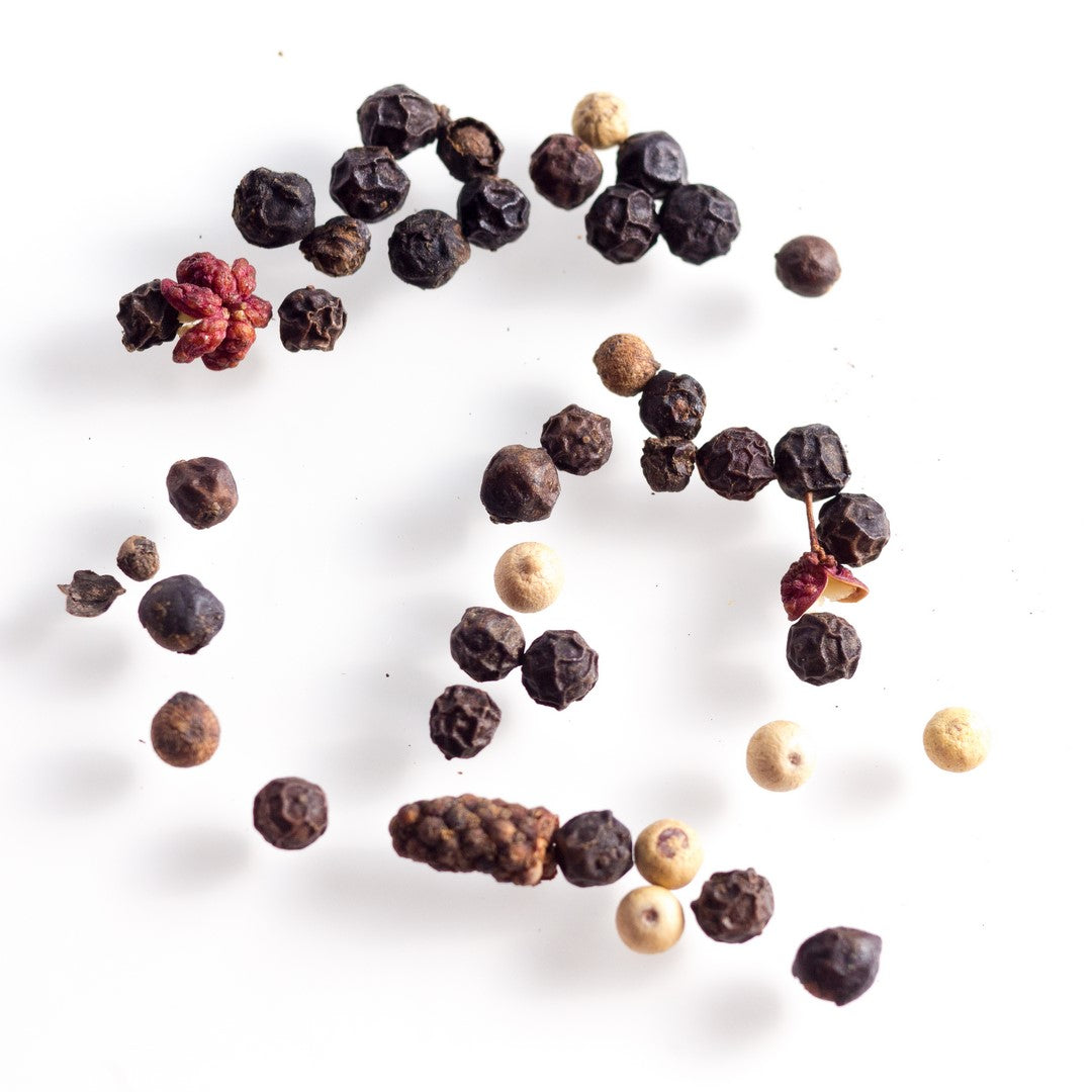 détail mélange poivres